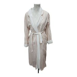 Vintage Victoria's Secret‎ Striped Full-Length Robe 2004 Cozy Lounge Wear Large